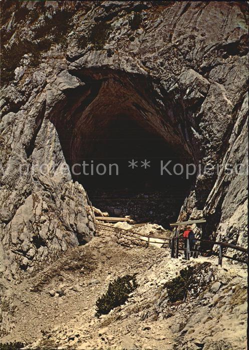 Hoehlen Caves Grottes Eisriesenwelt Höhleneingang