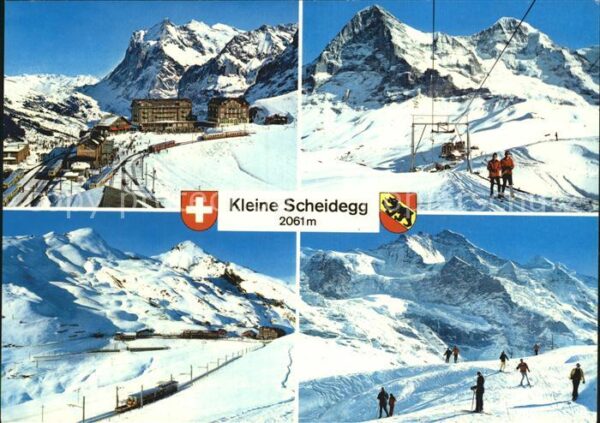 Skilift Lauberhorn Station Wetterhorn Kleine Sc