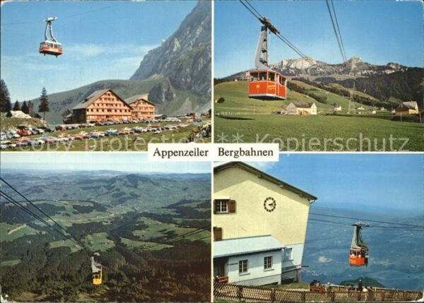 Seilbahn Appenzeller Bergbahnen Säntis Hoher Kas