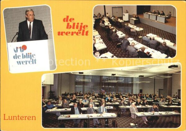 Politik Congrescentrum De Blije Werelt Lunteren