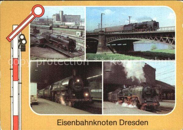 Lokomotive Eisenbahnknoten Dresden