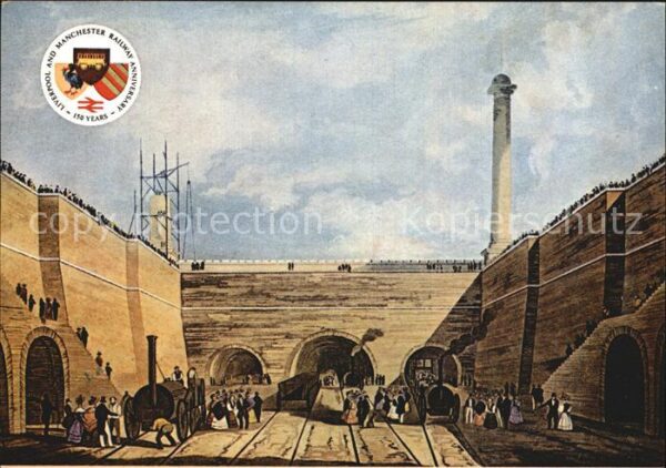 Lokomotive Liverpool and Manchester Railway Entran