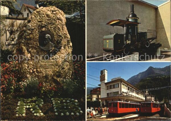 Zahnradbahn Vitznau-Rigi-Bahn Niklas Riggenbach Gra