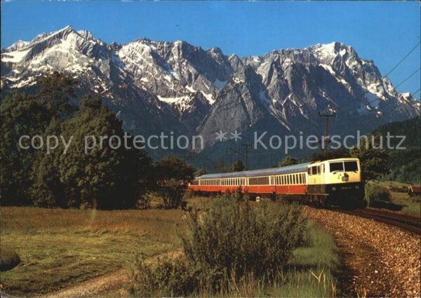 Eisenbahn Intercity Wettersteingebirge Zugspitzgr