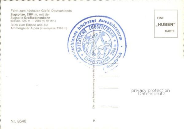 Seilbahn Zugspitze Eibsee Ammergauer Alpen – Bild 2