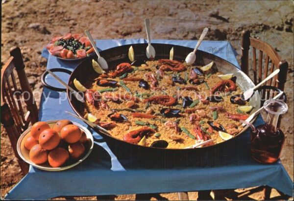 Lebensmittel Paella Valenciana