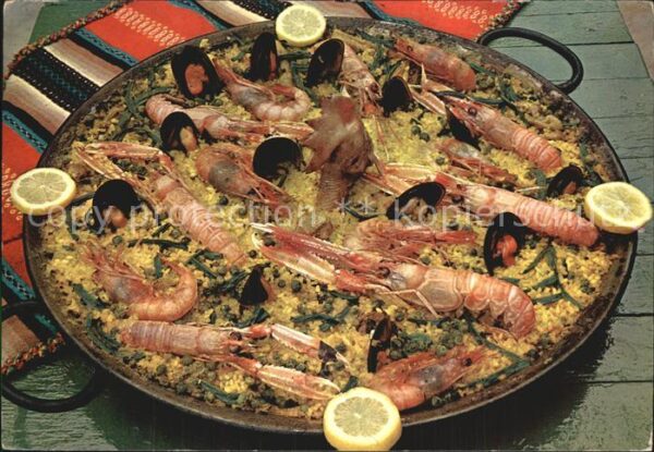 Lebensmittel Paella Valenciana Valencia