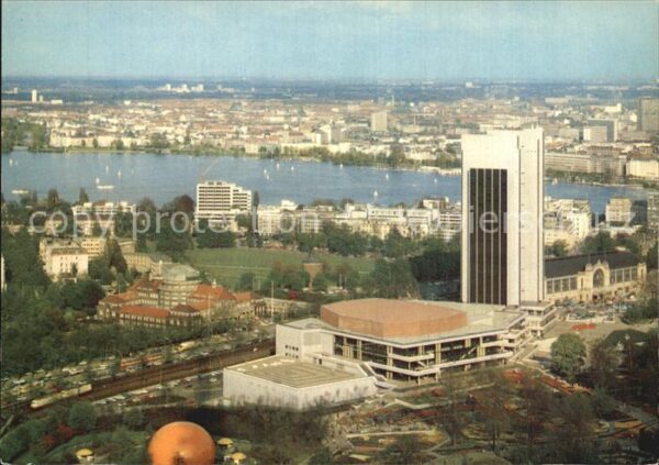 Gartenbauaustellung IGA 73 Hamburg Blick vom Fernsehturm