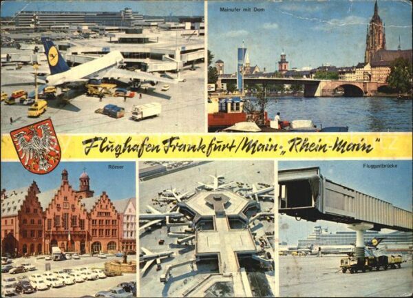 Flughafen Airport Aeroporto Frankfurt am Main Rhein-Main Fluggastbr