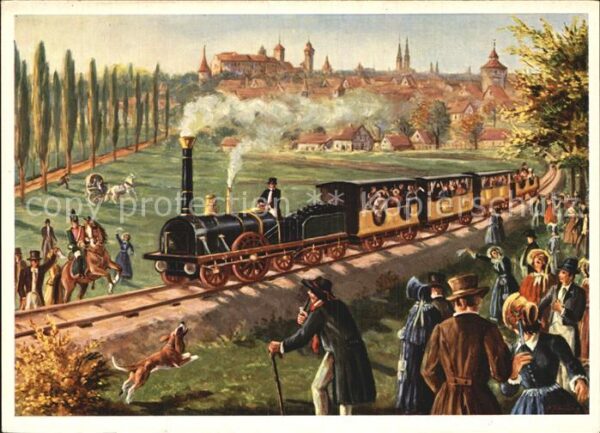 Lokomotive Erste deutsche Eisenbahn Nürnberg Fürth