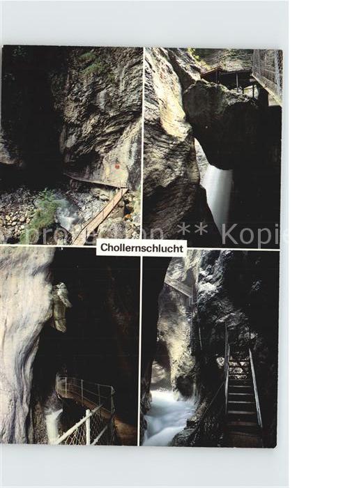 Hoehlen Caves Grottes Chollernschlucht Adelboden Tschentenbac