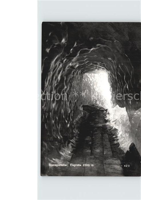 Hoehlen Caves Grottes Rhonegletscher Eisgrotte