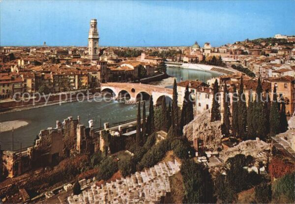 Verona Veneto Brücke Hl Georg Kirche