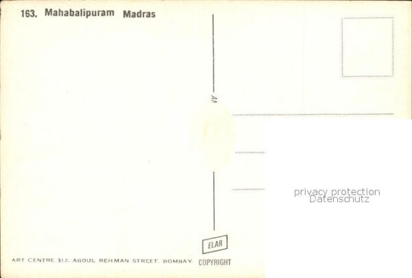 Mahabalipuram Madras – Bild 2