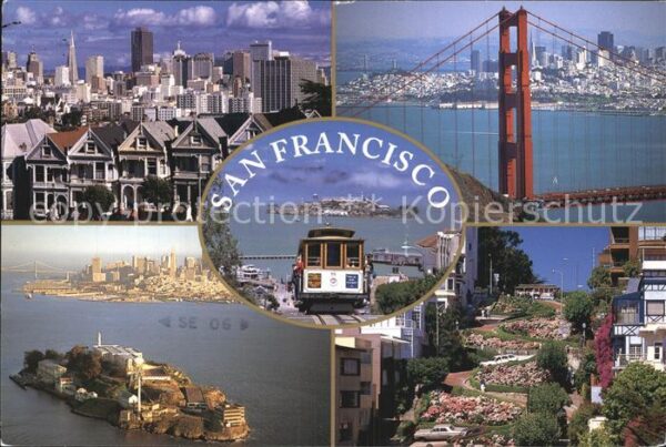 San Francisco California Cable car Brücke