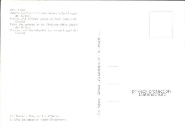 Volterra Prioren Bischofspalast – Bild 2
