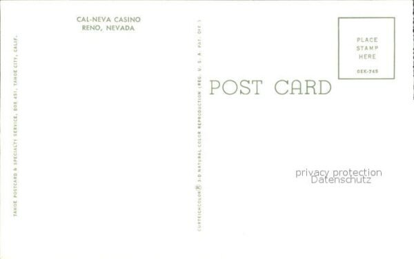 Reno Nevada Cal Neva Casino – Bild 2