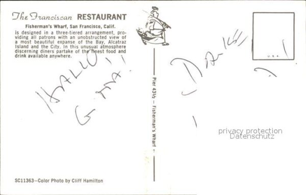 San Francisco California The Franciscan Restaurant – Bild 2