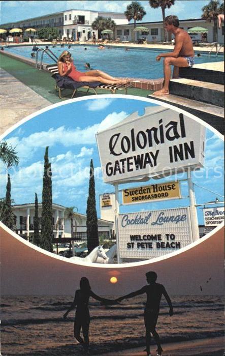 Saint Pete Beach Colonial Gateway Inn Swimmingpool Stran