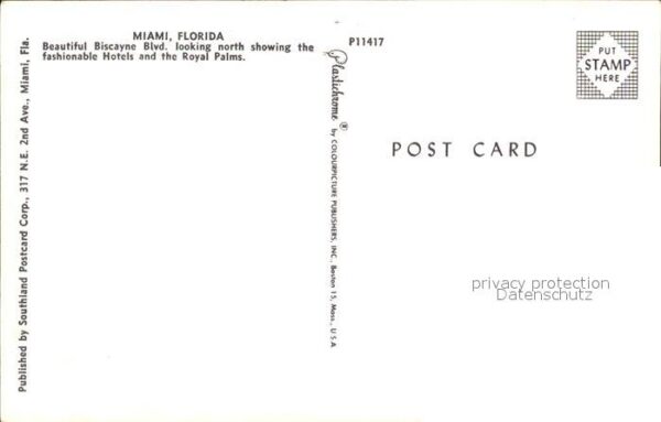 Miami Florida Biscayne Blvd looking north Hotels and – Bild 2