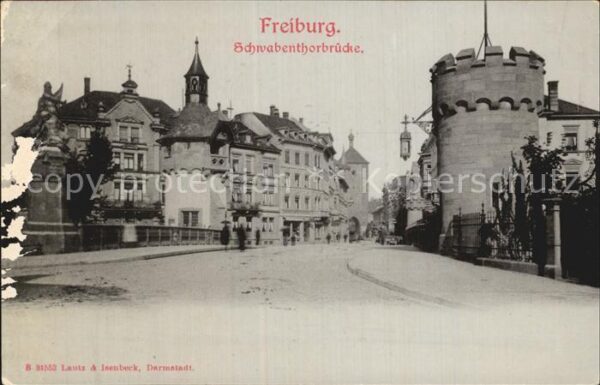 Freiburg Breisgau Schwabentorbrücke