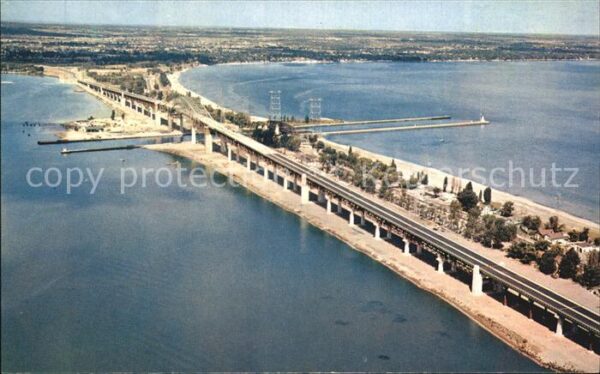 Hamilton Ontario Aerial view of the New Burlington Skywa