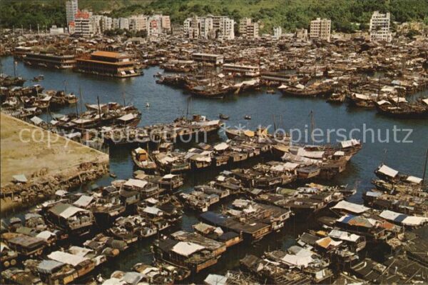 Aberdeen Hong Kong Aerial view