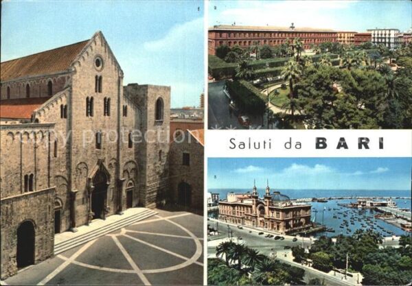 Bari Puglia Basilica di S Nicola Piazza Umberto e U