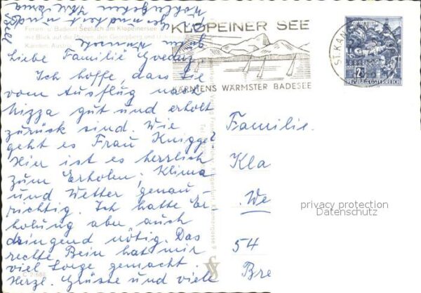Seelach Klopeinersee mit Petzen Georgiberg und Unterburg Fli – Bild 2