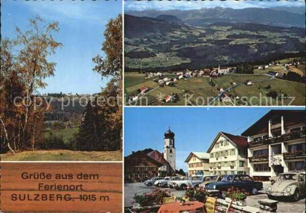 Sulzberg Vorarlberg Fliegeraufnahme Teilansicht