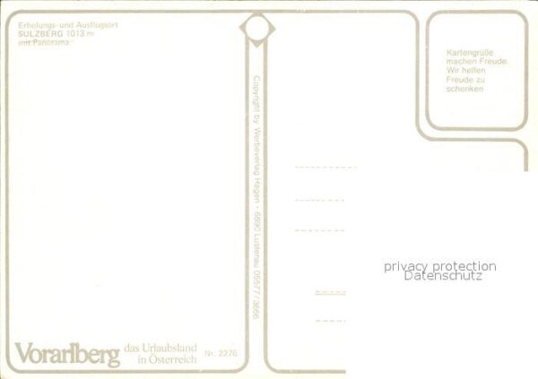 Sulzberg Vorarlberg Fliegeraufnahme – Bild 2