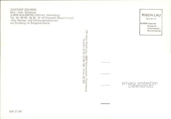 Sulzberg Vorarlberg Gasthof Ochsen Gastraum Panorama – Bild 2