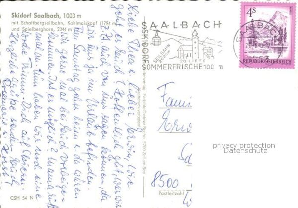 Saalbach-Hinterglemm mit Schattenbergseilbahn Kohlmaiskopf u – Bild 2