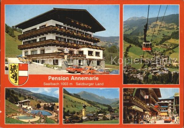 Saalbach-Hinterglemm Pension Annemarie Seilbahn Swimmingpool