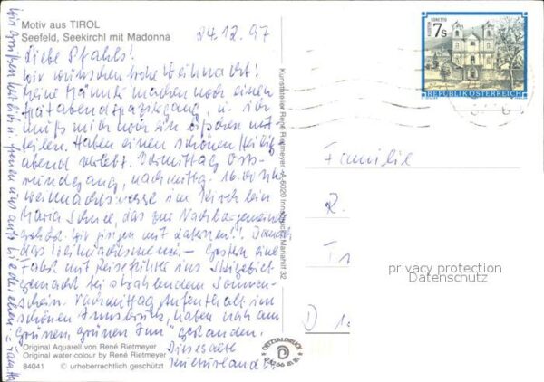 Seefeld Tirol Seekirchl mit Madonna – Bild 2