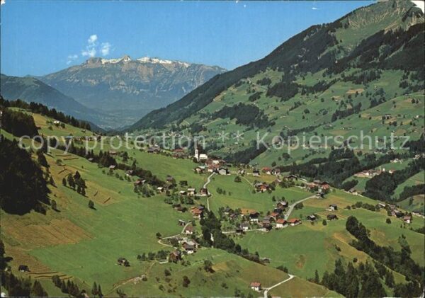 Raggal im Grosswalsertal Fliegeraufnahme