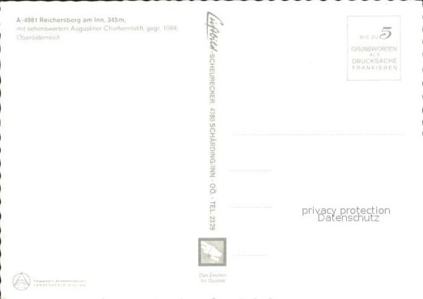 Reichersberg Inn mit Augustiner Chorherrenstift Fliegera – Bild 2