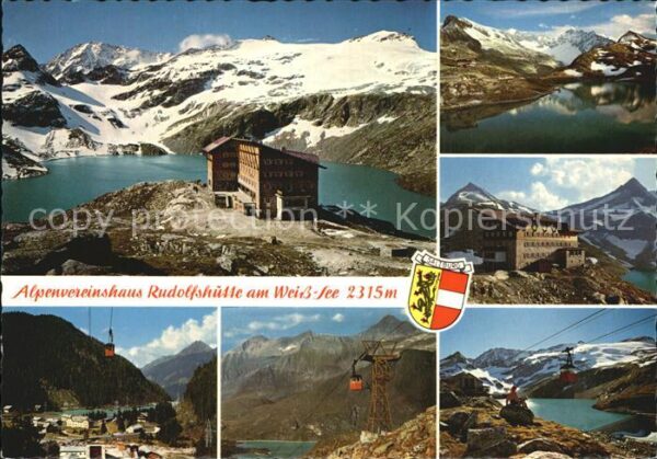 Rudolfshuette Weisssee am Weissee mit Seilbahn Medelzkopf und