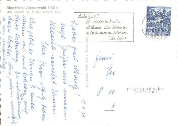 Reutte Tirol Alpenhotel Ammerwald Aufenthalts und Ga – Bild 2