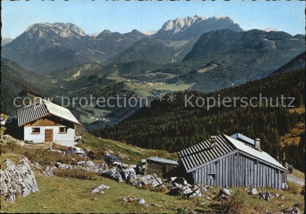 Landl Thiersee Ackeralm mit Hinterthiersee und Kaiserg