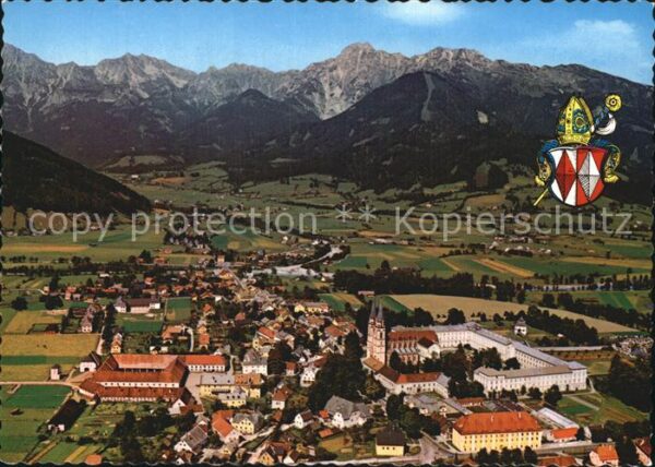 Admont Steiermark Benediktinerstift Fliegeraufnahme