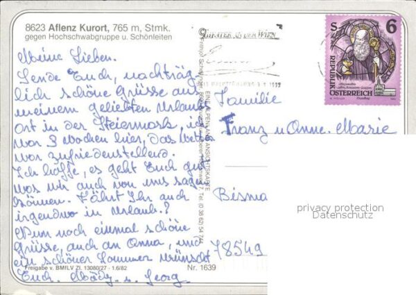 Aflenz mit Hochschwabgruppe und Schönleiten Fl – Bild 2