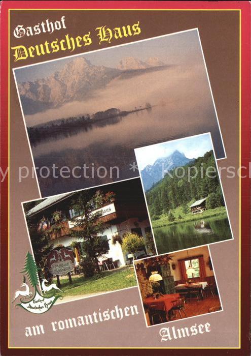 Almsee Gasthof Deutsches Haus Seepanorama Gast