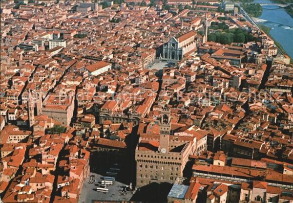 Firenze Florenz Veduta aerea