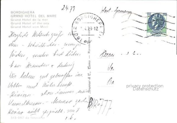 Bordighera Grand Hotel del Mare – Bild 2