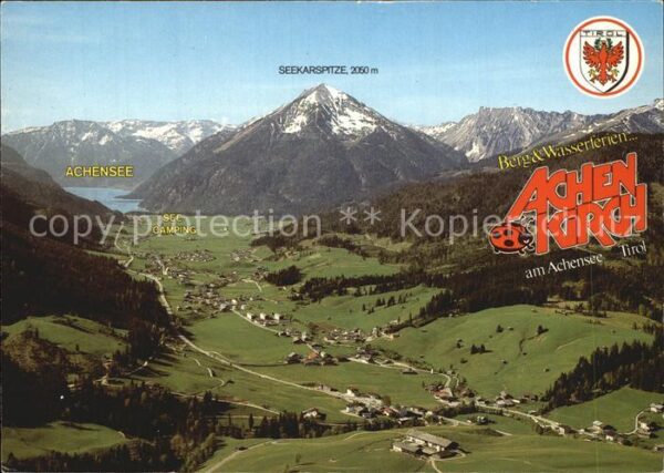 Achenkirch am Achensee mit Seekarspitze Fliegerauf