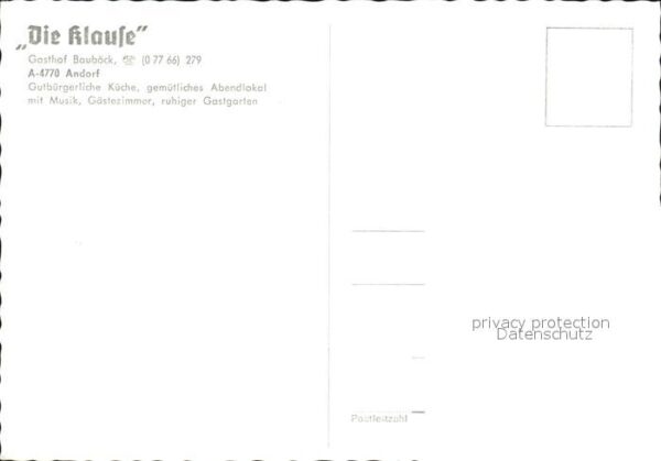 Andorf Schaerding  Die Klause Gasthof Bauböck Gaststube – Bild 2