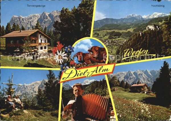 Werfen Salzburg Diel Alm Tennengebirge Hochkönig Gipfel