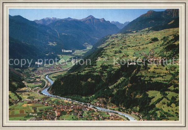 Oberinntal mit Prutz Ried Tösens Ladis Fliegeraufn