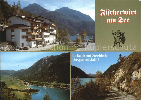 Achenkirch Fischerwirt am See Panorama Uferweg